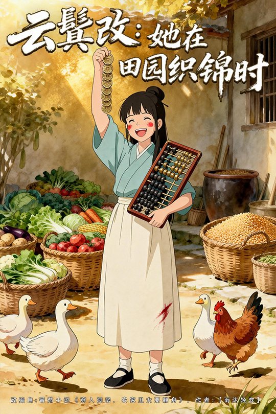 云鬓改:她在田园织锦时封面