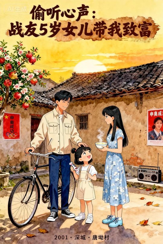 偷听心声:战友5岁女儿带我致富封面
