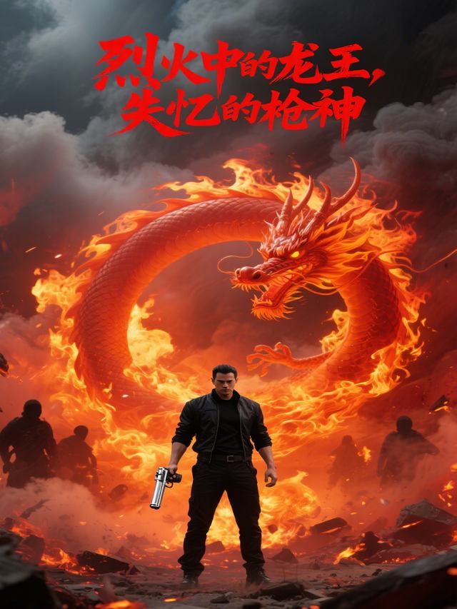 烈焰中的龙王,失忆的枪神封面