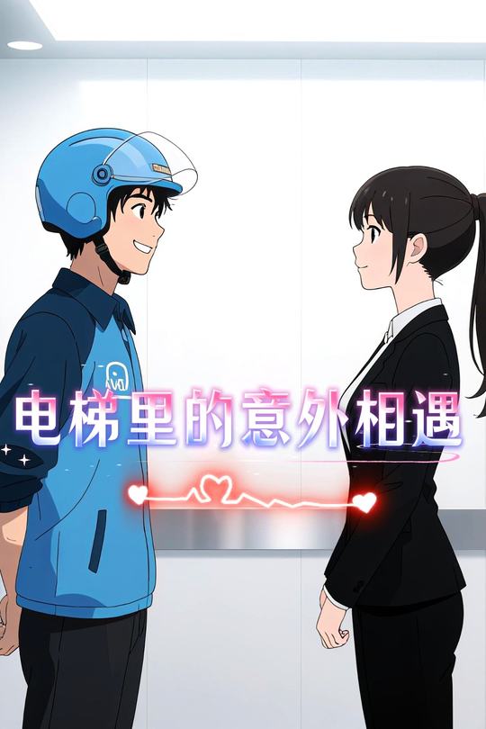 电梯里的意外相遇封面