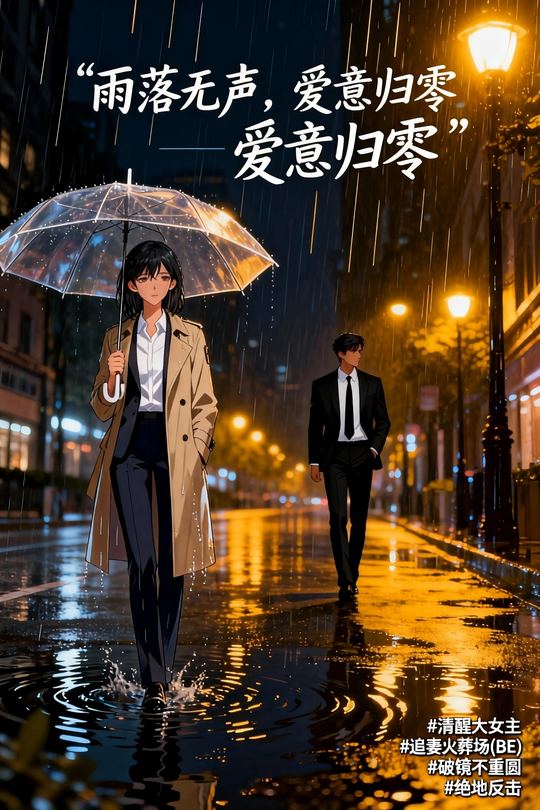 雨落无声,爱意归零封面