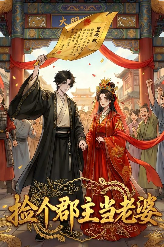 捡个郡主当老婆封面