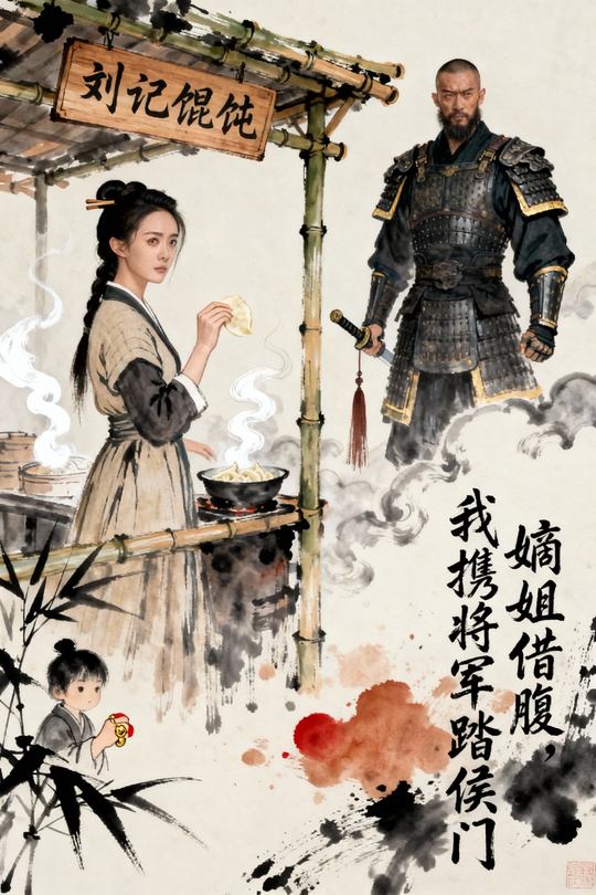 嫡姐借腹,我携将军踏候门封面