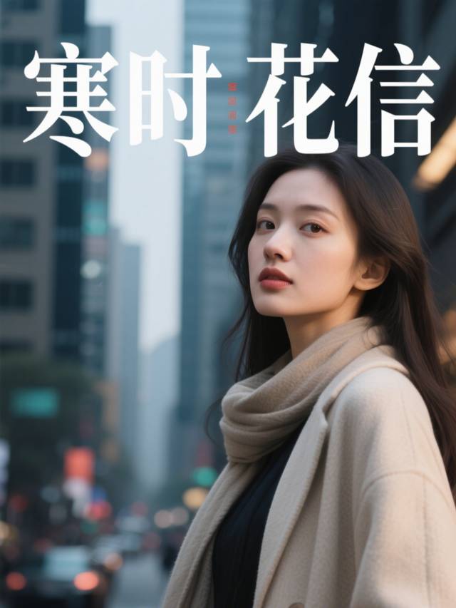 寒时花信封面