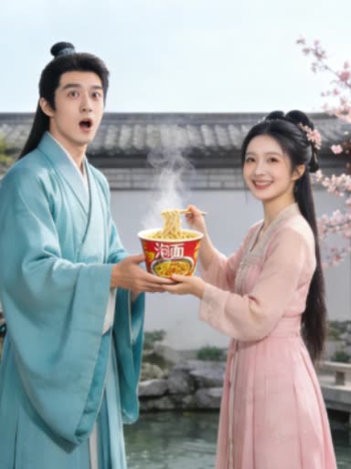 穿越成了三妻之主,我靠泡面横扫古代封面