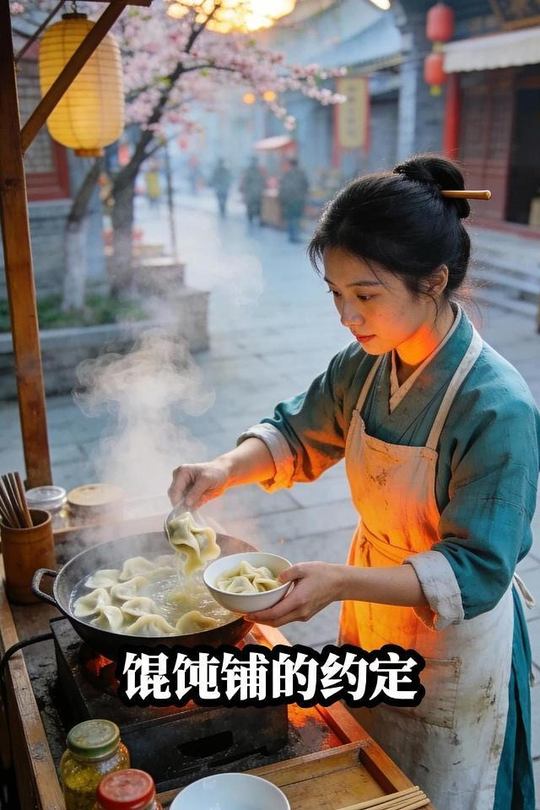 馄饨铺的约定封面