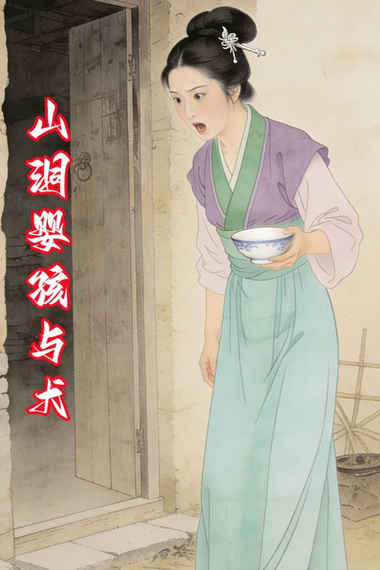 山洞婴孩与犬封面