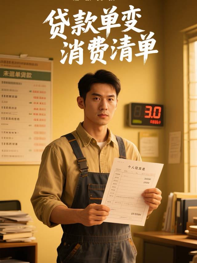 贷款单变消费清单封面