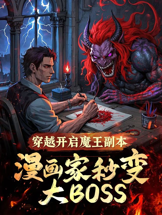 穿越开启魔王副本，漫画家秒变大 BOSS封面