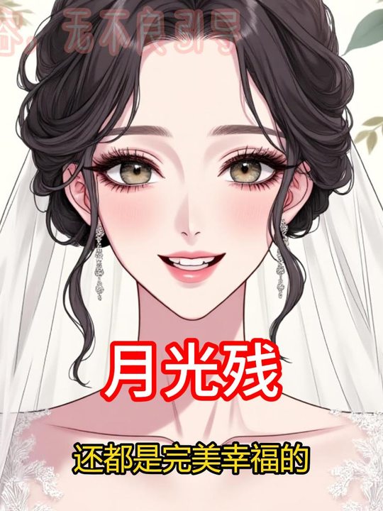 月光残封面
