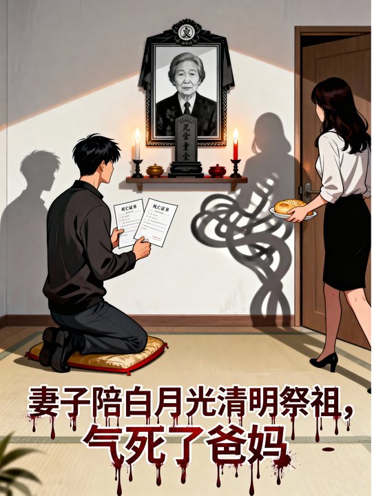 妻子陪白月光清明祭祖,气死了爸妈封面