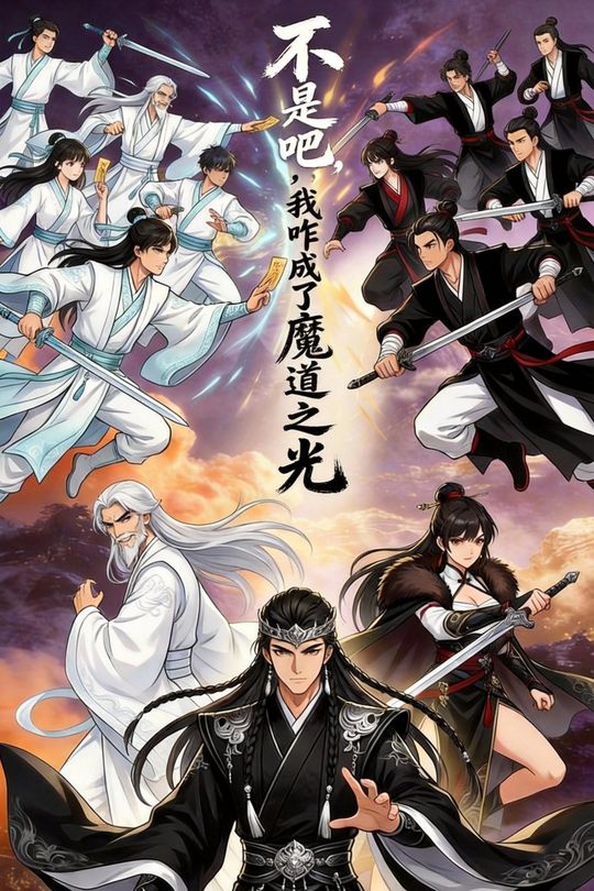 不是吧,我咋成了魔道之光封面
