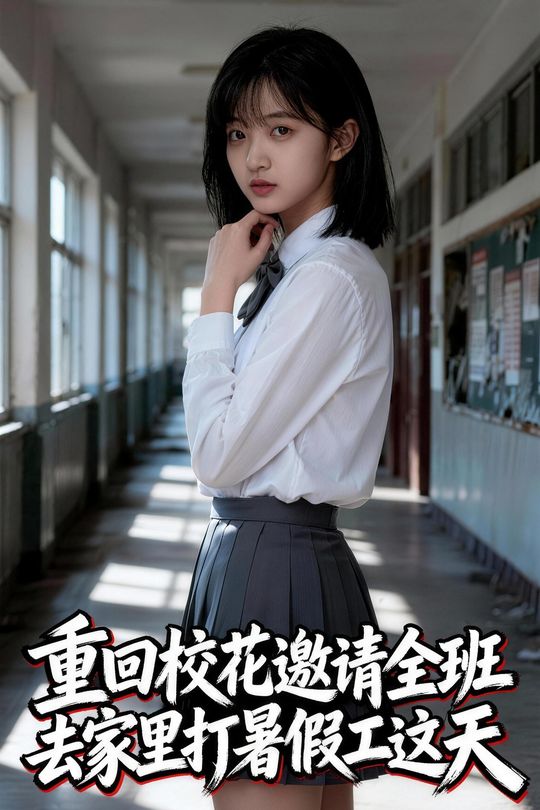 重回校花邀请全班去家里打暑假工这天封面
