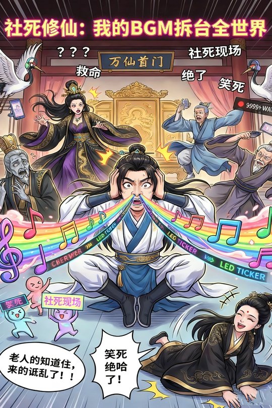 社死修仙:我的BGM拆台全世界封面