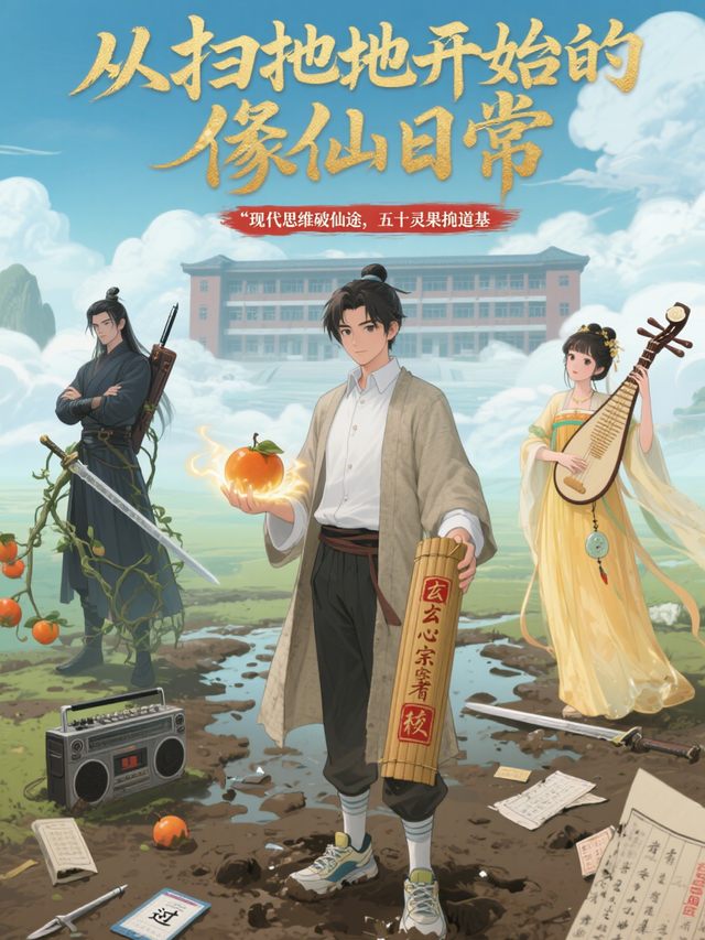 从扫地开始的修仙日常封面