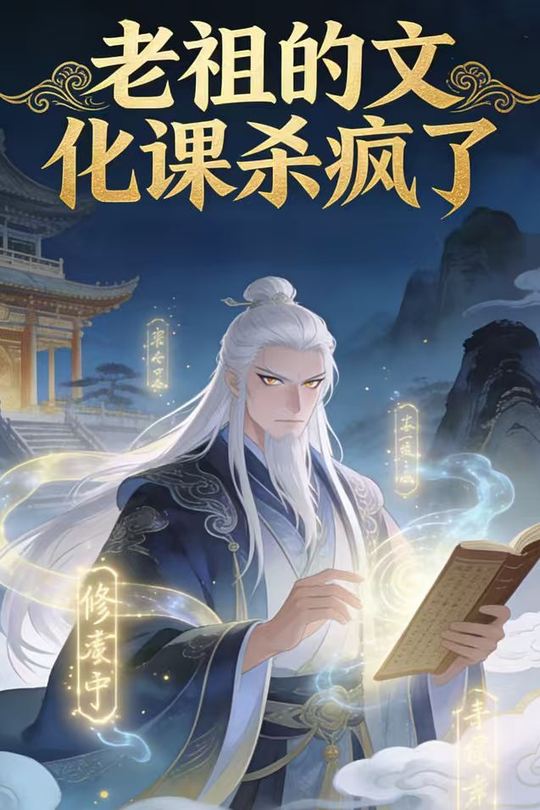 老祖的文化课杀疯了封面
