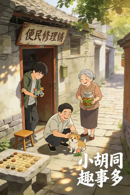 小胡同趣事多封面