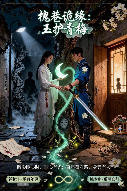 槐巷诡缘:玉护青梅封面