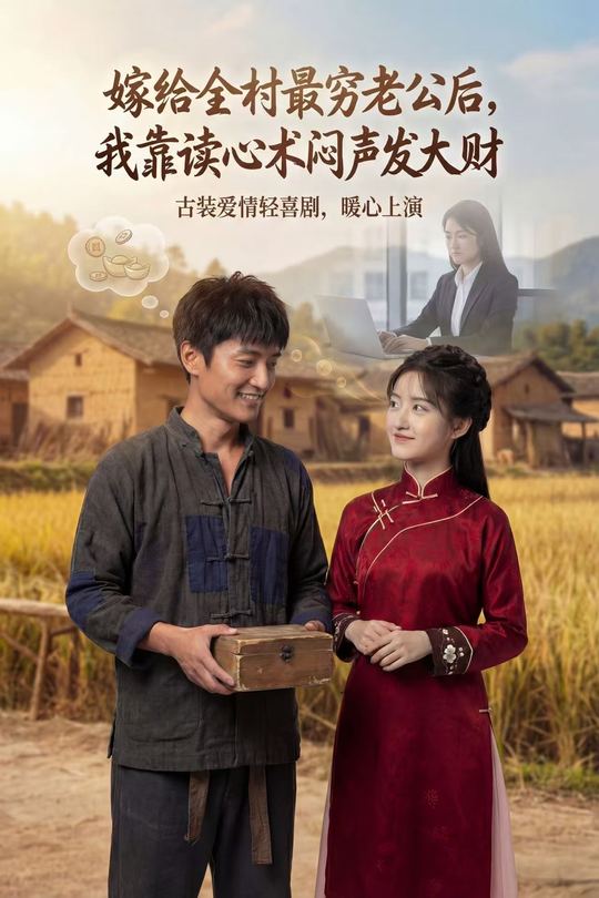 嫁给全村最穷老公后,我靠读心术闷声发大财封面
