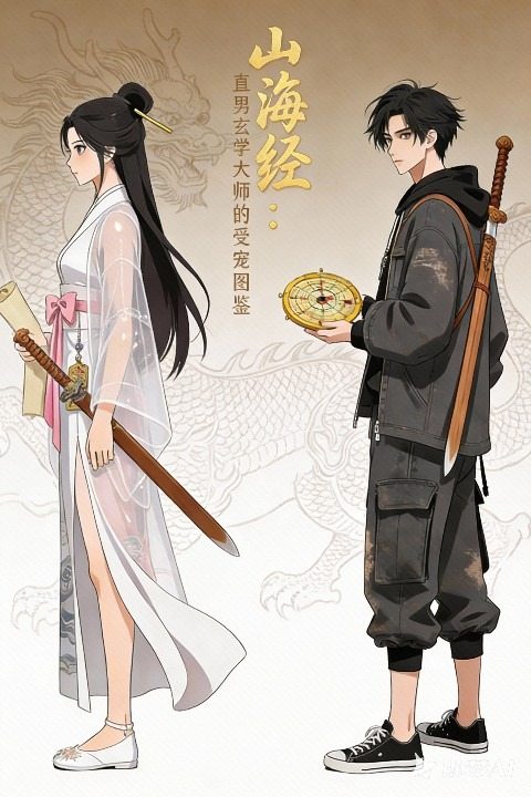山海经:直男玄学大师的受宠图鉴封面