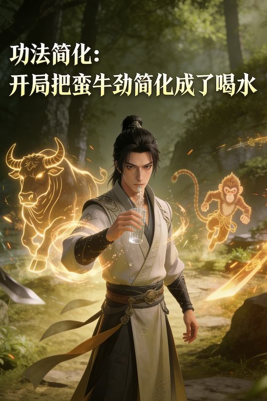 功法简化:开局把蛮牛劲简化成了喝水封面