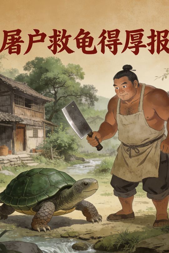 屠户救龟得厚报封面