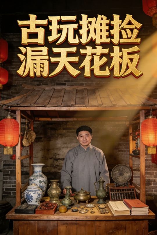古玩摊捡漏天花板封面