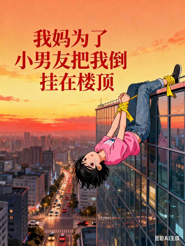 我妈为了小男友把我倒挂在楼顶封面