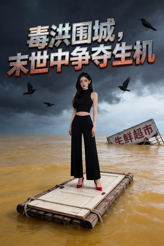毒洪围城,末世中争夺生机封面