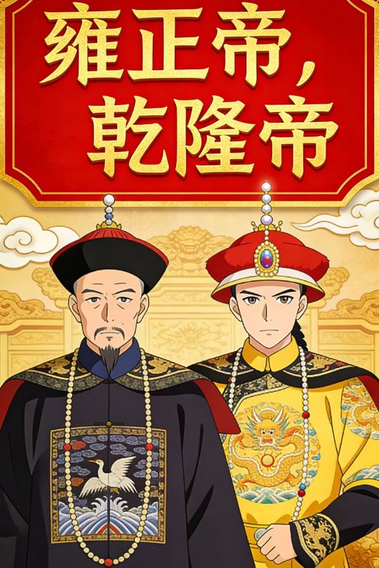 雍正帝,乾隆帝封面