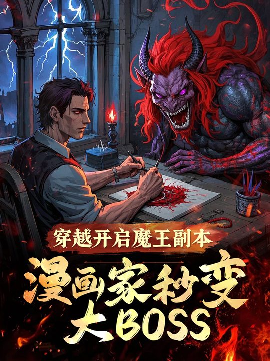 穿越开启魔王副本,漫画家秒变大BOSS封面