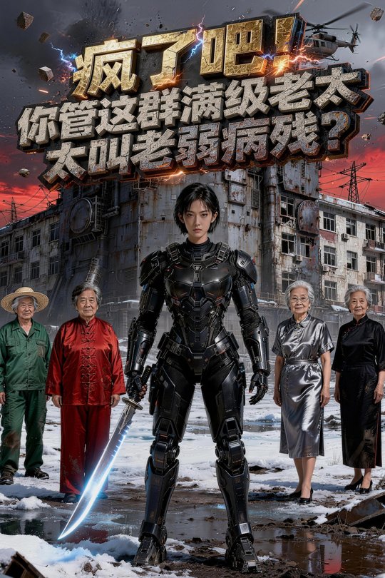 疯了吧！你管这群满级老太太叫老弱病残？封面