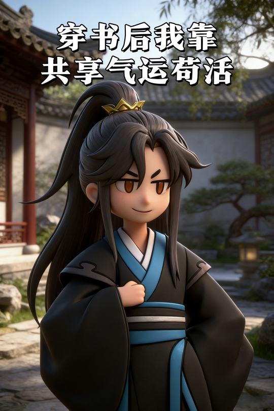 穿书后我靠共享气运苟活封面