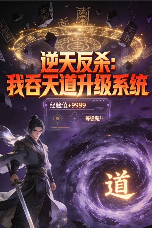 逆天反杀:我吞天道升级系统封面