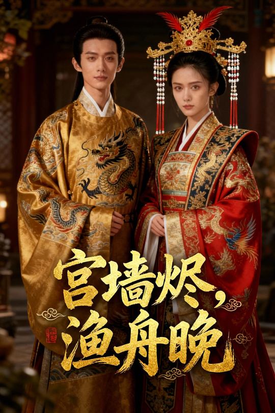 宫墙烬,渔舟晚封面