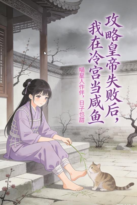 攻略皇帝失败后,我在冷宫当咸鱼封面