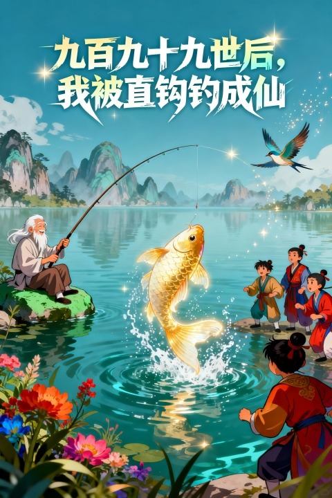 九百九十九世后,我被直钩钓成仙封面