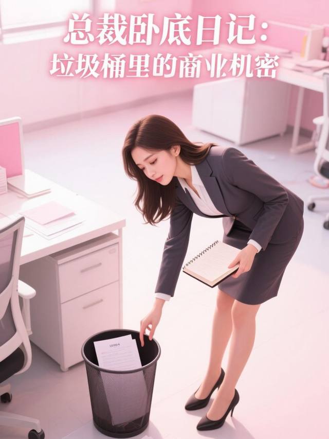 总裁卧底日记:垃圾桶里的商业机密封面