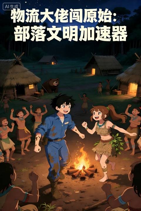 物流大佬闯原始:部落文明加速器封面
