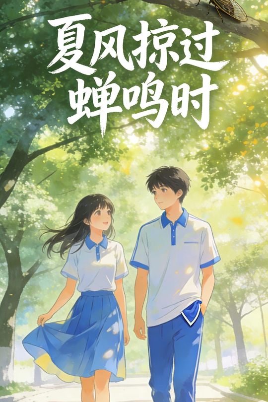 夏风掠过蝉鸣时封面