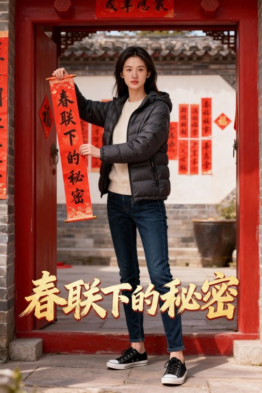 春联下的秘密封面