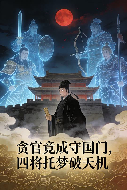 贪官竟成守国门,四将托梦破天机封面