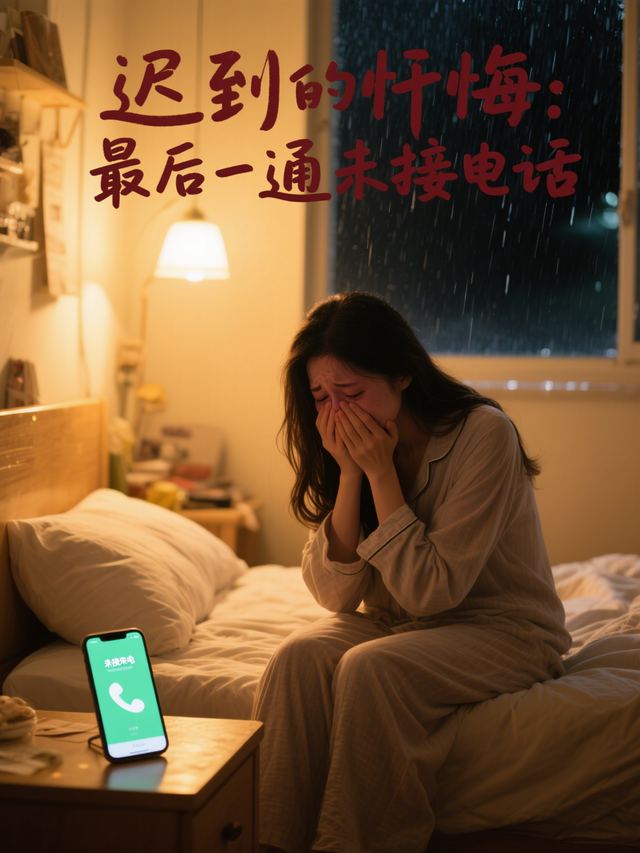 迟到的忏悔:最后一通未接电话封面