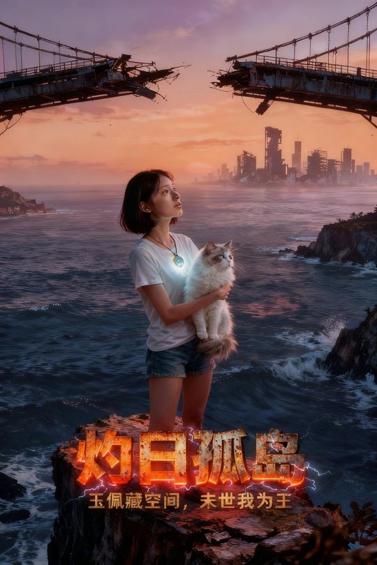 灼日孤岛:玉佩藏空间,末世我为王封面