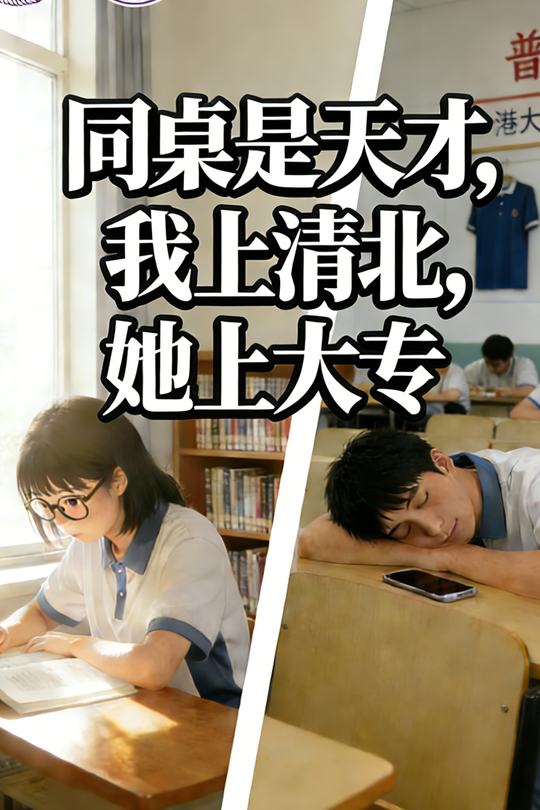 同桌是天才,我上清北,她上大专封面