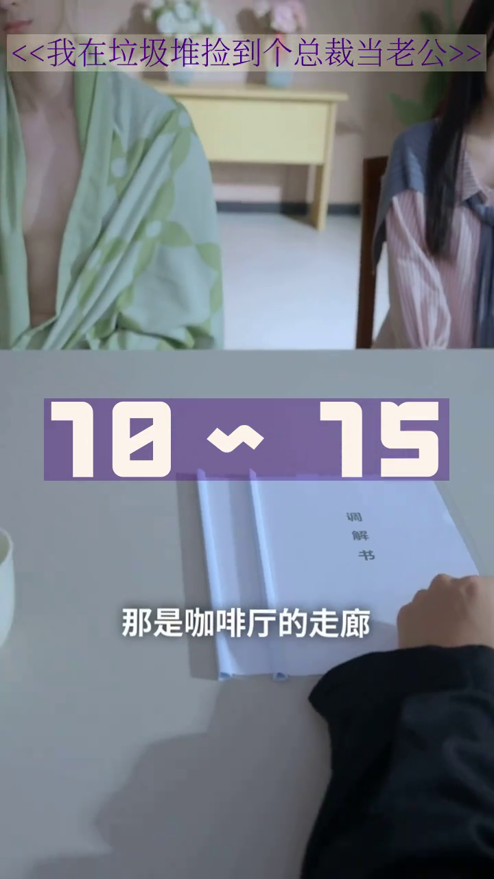 我在垃圾堆捡到个总裁当老公封面