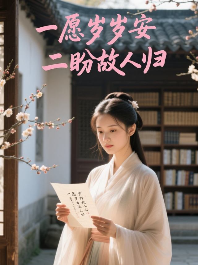 一愿岁岁安,二盼故人归封面