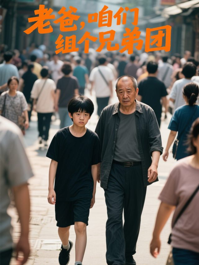 老爸,咱们组个兄弟团封面
