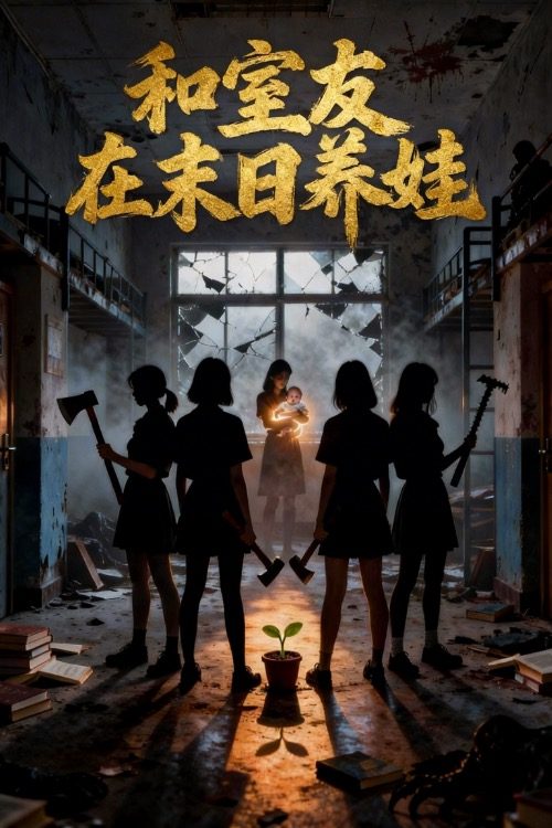 和室友在末日养娃封面