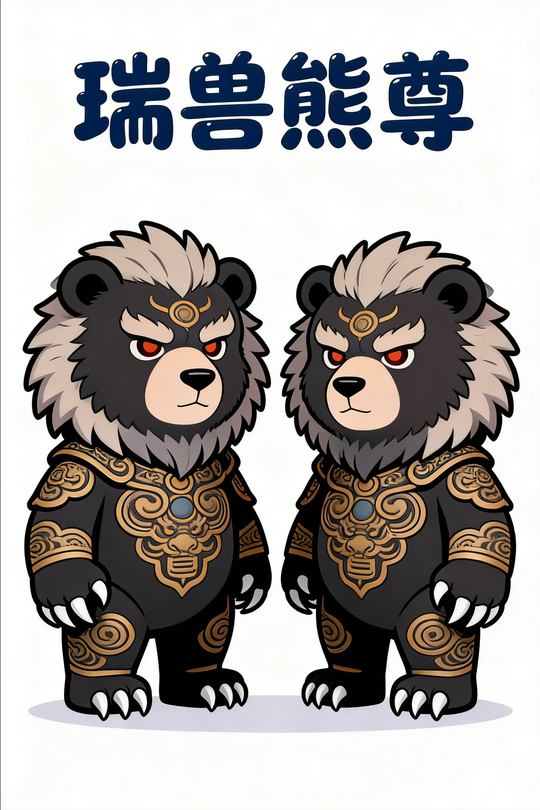 瑞兽熊尊封面